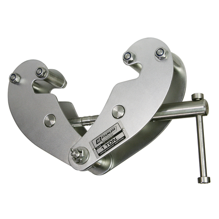 OZ LIFTING PRODUCTS 1 Ton Stainless Steel Beam Clamp OZSS1BC